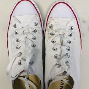 8.5 Converse, White, Lightly Worn